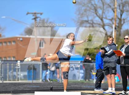 Thumbnail 1 in Indianapolis Bishop Chatard Invitational (Shot Put) photogallery.