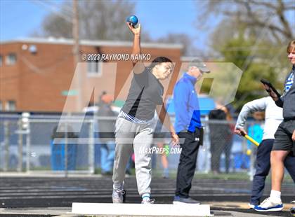 Thumbnail 3 in Indianapolis Bishop Chatard Invitational (Shot Put) photogallery.