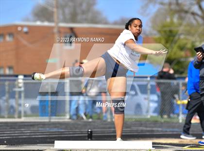 Thumbnail 2 in Indianapolis Bishop Chatard Invitational (Shot Put) photogallery.