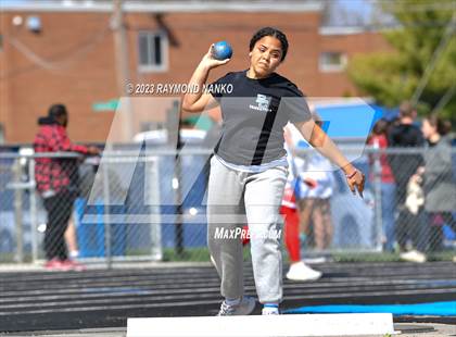 Thumbnail 1 in Indianapolis Bishop Chatard Invitational (Shot Put) photogallery.