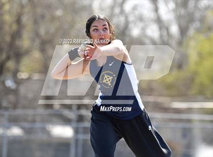 Thumbnail 1 in Indianapolis Bishop Chatard Invitational (Shot Put) photogallery.