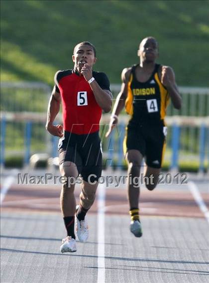 Thumbnail 1 in CIF CS Masters Championships (Boys Track Events) photogallery.