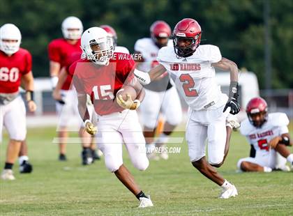 Thumbnail 3 in South Aiken vs Bamberg-Ehrhardt (Scrimmage) photogallery.