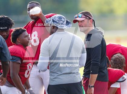 Thumbnail 3 in South Aiken vs Bamberg-Ehrhardt (Scrimmage) photogallery.