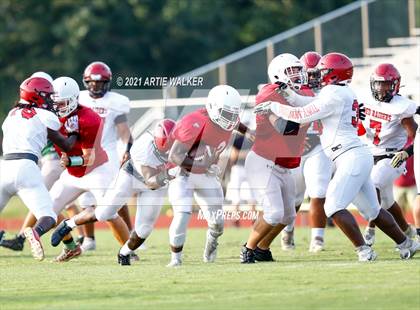 Thumbnail 1 in South Aiken vs Bamberg-Ehrhardt (Scrimmage) photogallery.