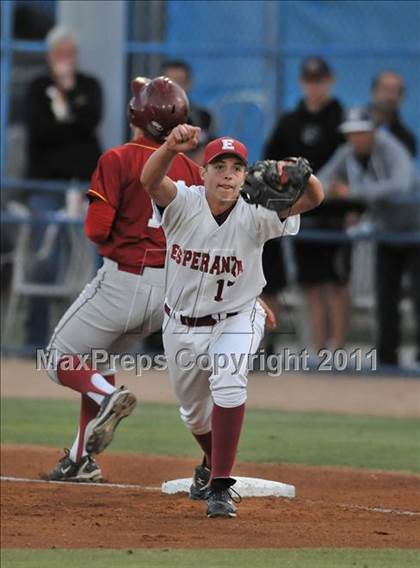 Thumbnail 3 in Esperanza vs. Woodrow Wilson (CIF SS D1 Semifinal) photogallery.