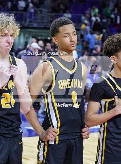 Thumbnail 1 in Beaumont United vs. Brennan (UIL 6A Basketball State Semifinal Medal Ceremony) photogallery.