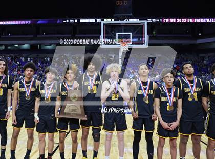 Thumbnail 2 in Beaumont United vs. Brennan (UIL 6A Basketball State Semifinal Medal Ceremony) photogallery.