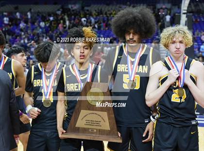 Thumbnail 3 in Beaumont United vs. Brennan (UIL 6A Basketball State Semifinal Medal Ceremony) photogallery.