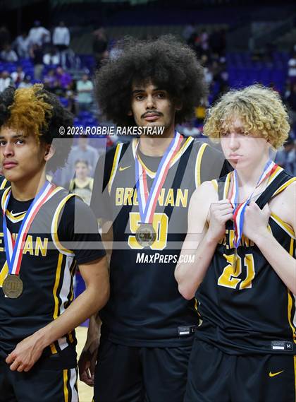 Thumbnail 2 in Beaumont United vs. Brennan (UIL 6A Basketball State Semifinal Medal Ceremony) photogallery.
