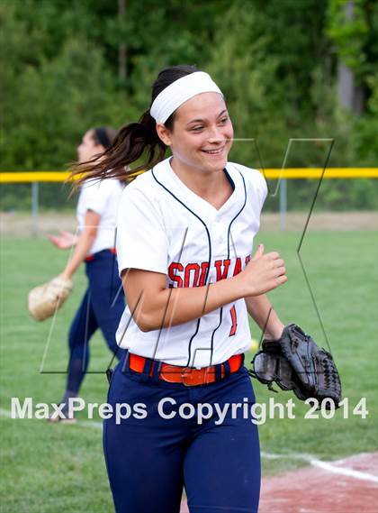 Thumbnail 2 in Solvay vs. Eden (NYSPHSAA Class B Final) photogallery.