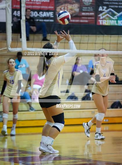 Thumbnail 2 in Notre Dame Prep vs. Red Mountain photogallery.