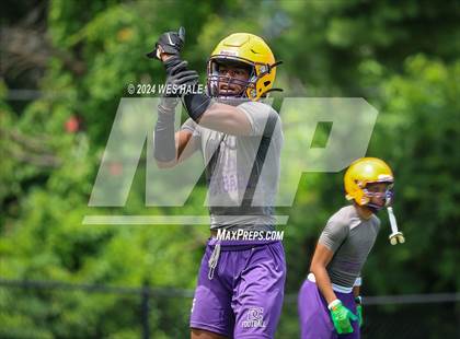Thumbnail 3 in Cleveland Central vs Desoto Central (U of Memphis 7v7) photogallery.