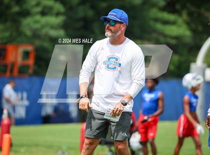 Thumbnail 3 in Cleveland Central vs Desoto Central (U of Memphis 7v7) photogallery.
