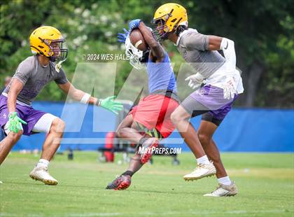 Thumbnail 3 in Cleveland Central vs Desoto Central (U of Memphis 7v7) photogallery.