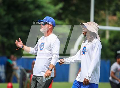 Thumbnail 1 in Cleveland Central vs Desoto Central (U of Memphis 7v7) photogallery.