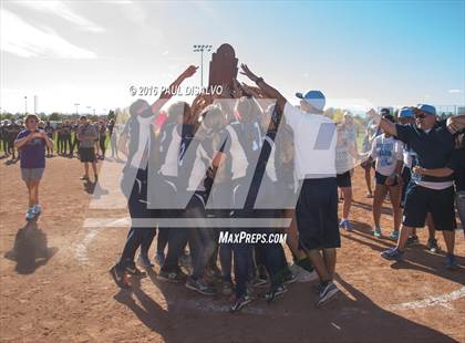 Thumbnail 2 in Erie vs. Valor Christian (CHSAA 4A State Final) photogallery.