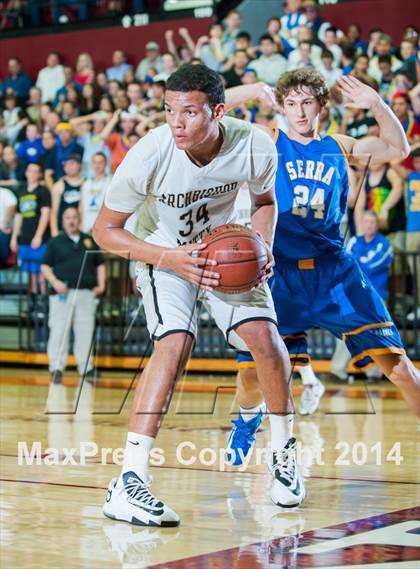 Thumbnail 3 in Serra vs. Archbishop Mitty (CIF CCS Open Division Final) photogallery.