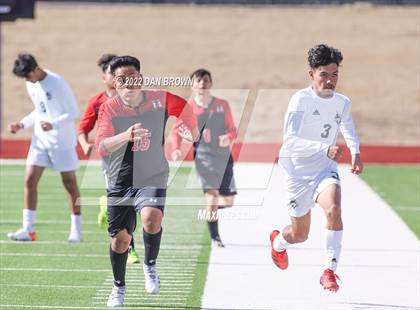 Thumbnail 3 in Poteet vs Marshall (Wylie Men's Soccer Showcase) photogallery.