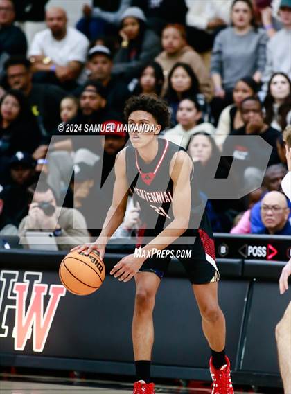 Thumbnail 3 in Harvard-Westlake vs Centennial (CIF SS Open Division Pool A Playoffs) photogallery.