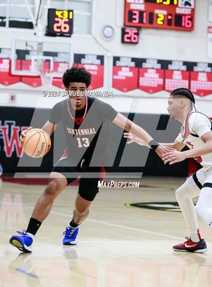 Thumbnail 3 in Harvard-Westlake vs Centennial (CIF SS Open Division Pool A Playoffs) photogallery.