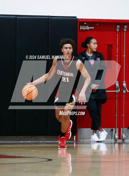 Thumbnail 1 in Harvard-Westlake vs Centennial (CIF SS Open Division Pool A Playoffs) photogallery.