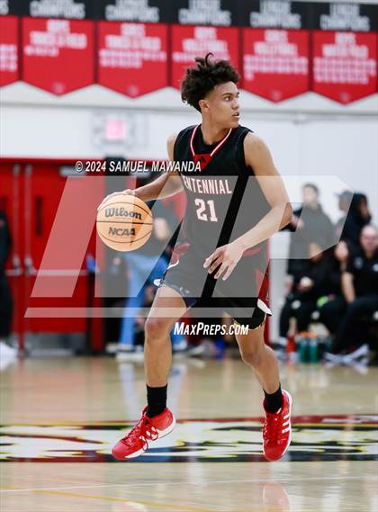 Thumbnail 2 in Harvard-Westlake vs Centennial (CIF SS Open Division Pool A Playoffs) photogallery.