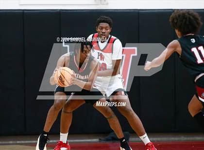 Thumbnail 3 in Harvard-Westlake vs Centennial (CIF SS Open Division Pool A Playoffs) photogallery.