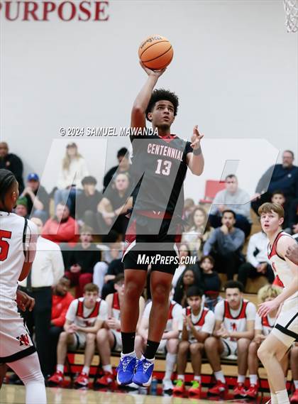 Thumbnail 3 in Harvard-Westlake vs Centennial (CIF SS Open Division Pool A Playoffs) photogallery.