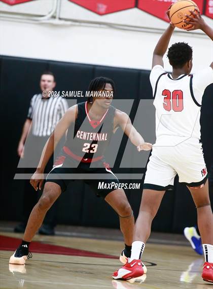 Thumbnail 2 in Harvard-Westlake vs Centennial (CIF SS Open Division Pool A Playoffs) photogallery.