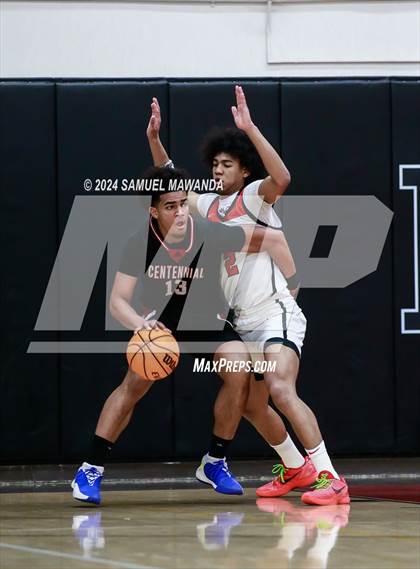Thumbnail 3 in Harvard-Westlake vs Centennial (CIF SS Open Division Pool A Playoffs) photogallery.