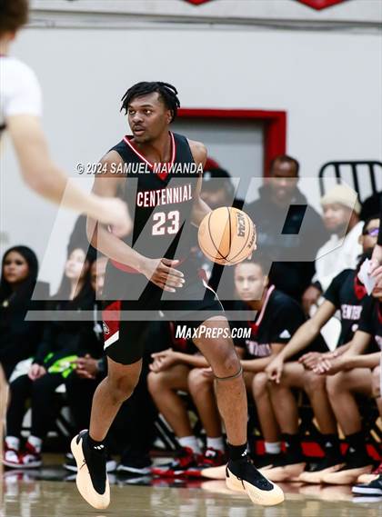 Thumbnail 3 in Harvard-Westlake vs Centennial (CIF SS Open Division Pool A Playoffs) photogallery.