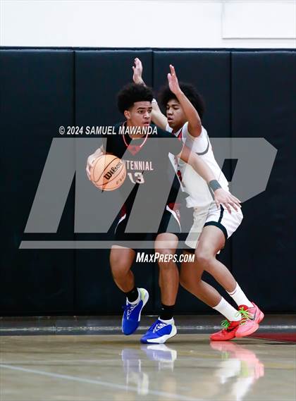 Thumbnail 2 in Harvard-Westlake vs Centennial (CIF SS Open Division Pool A Playoffs) photogallery.