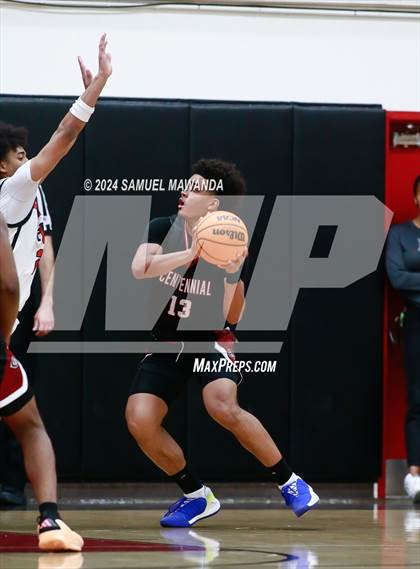 Thumbnail 2 in Harvard-Westlake vs Centennial (CIF SS Open Division Pool A Playoffs) photogallery.