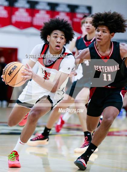 Thumbnail 1 in Harvard-Westlake vs Centennial (CIF SS Open Division Pool A Playoffs) photogallery.