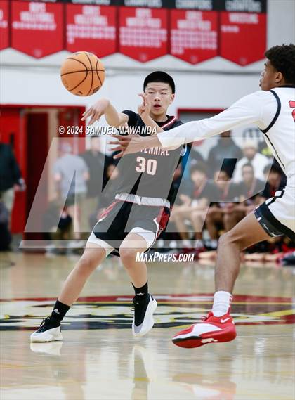 Thumbnail 2 in Harvard-Westlake vs Centennial (CIF SS Open Division Pool A Playoffs) photogallery.