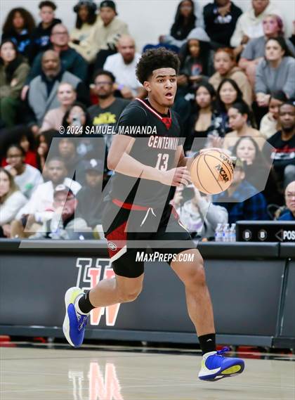 Thumbnail 2 in Harvard-Westlake vs Centennial (CIF SS Open Division Pool A Playoffs) photogallery.