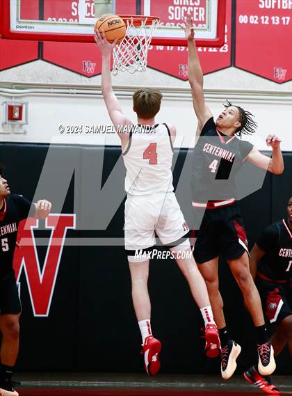 Thumbnail 2 in Harvard-Westlake vs Centennial (CIF SS Open Division Pool A Playoffs) photogallery.