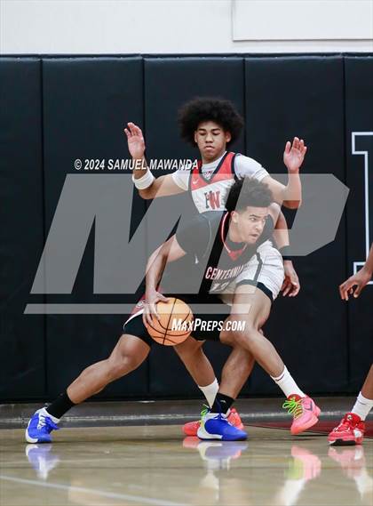 Thumbnail 2 in Harvard-Westlake vs Centennial (CIF SS Open Division Pool A Playoffs) photogallery.
