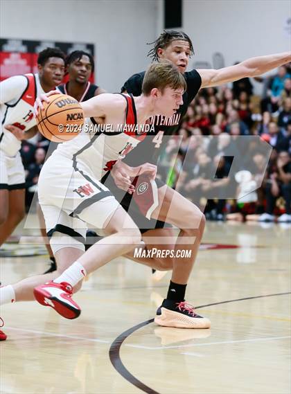 Thumbnail 1 in Harvard-Westlake vs Centennial (CIF SS Open Division Pool A Playoffs) photogallery.