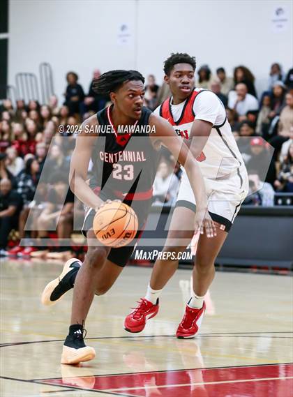 Thumbnail 3 in Harvard-Westlake vs Centennial (CIF SS Open Division Pool A Playoffs) photogallery.