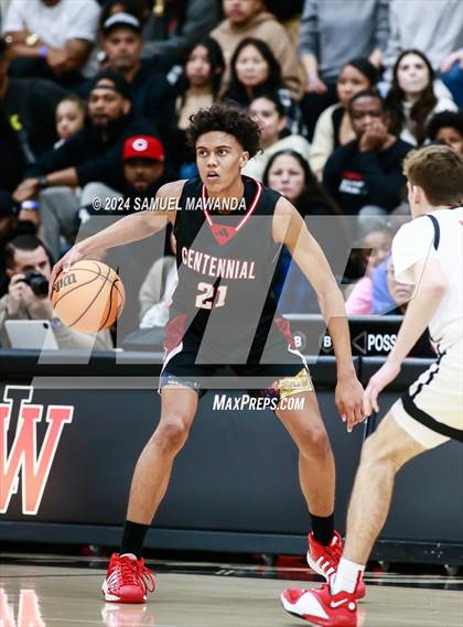 Thumbnail 3 in Harvard-Westlake vs Centennial (CIF SS Open Division Pool A Playoffs) photogallery.