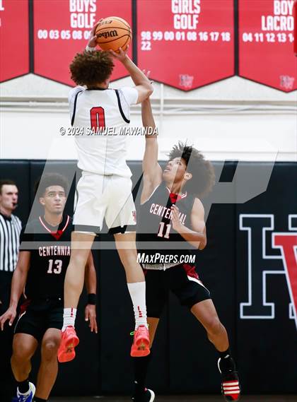 Thumbnail 1 in Harvard-Westlake vs Centennial (CIF SS Open Division Pool A Playoffs) photogallery.