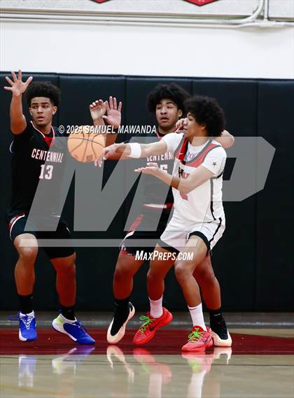 Thumbnail 2 in Harvard-Westlake vs Centennial (CIF SS Open Division Pool A Playoffs) photogallery.
