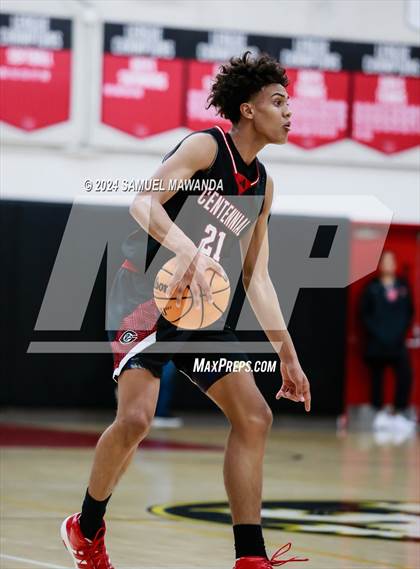 Thumbnail 1 in Harvard-Westlake vs Centennial (CIF SS Open Division Pool A Playoffs) photogallery.