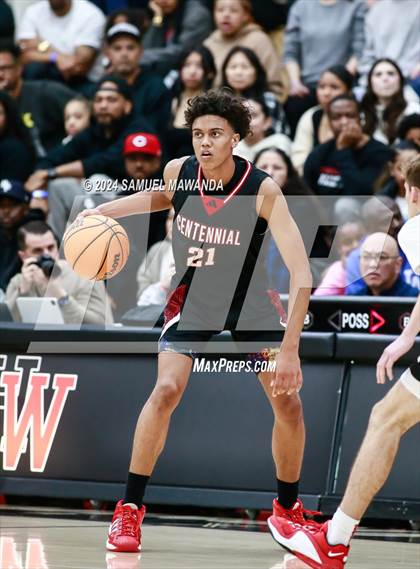Thumbnail 1 in Harvard-Westlake vs Centennial (CIF SS Open Division Pool A Playoffs) photogallery.