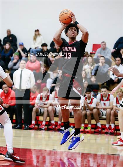 Thumbnail 2 in Harvard-Westlake vs Centennial (CIF SS Open Division Pool A Playoffs) photogallery.