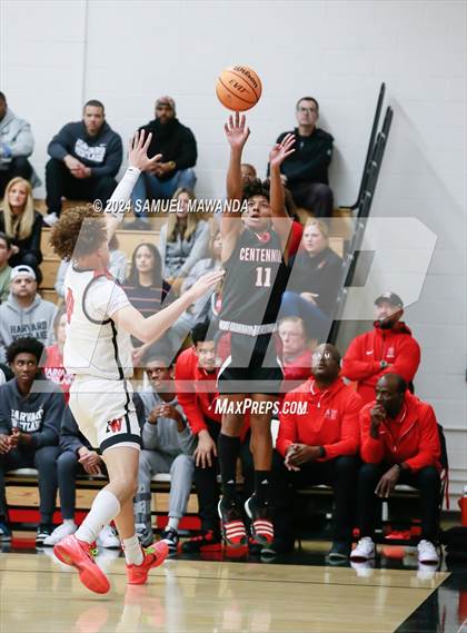 Thumbnail 3 in Harvard-Westlake vs Centennial (CIF SS Open Division Pool A Playoffs) photogallery.