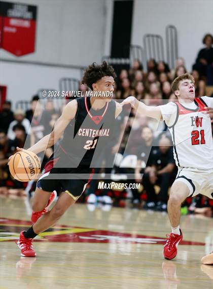 Thumbnail 2 in Harvard-Westlake vs Centennial (CIF SS Open Division Pool A Playoffs) photogallery.