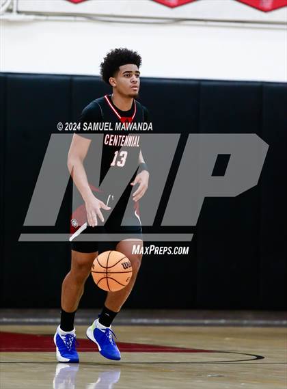 Thumbnail 1 in Harvard-Westlake vs Centennial (CIF SS Open Division Pool A Playoffs) photogallery.